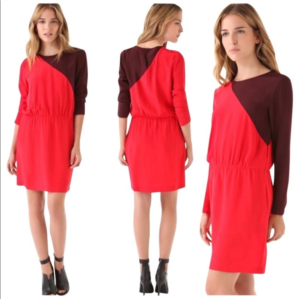 Tibi Color Block Dress